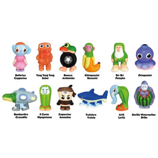 Load image into Gallery viewer, Brainrot knijpfiguur 11 cm squish 12 assorti | 8 stuks
