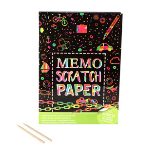 Load image into Gallery viewer, Memo papier scratch a4 50 vel+2 pennen | 7 stuks

