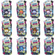 Sleutelhanger lock stars basic assorti | 8 stuks