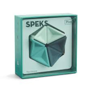 Speks pivot silicone flexagon assorti | 2 stuks