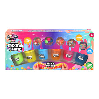 Load image into Gallery viewer, Amazing cool mega slime mixset 6 potjes met accessoires | 2 stuks
