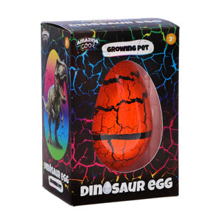 Amazing cool dino groei ei 11 cm kleur assorti | 6 stuks