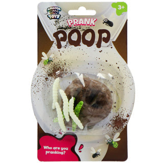 Amazing cool squishy drol met maden | 12 stuks