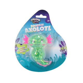 Load image into Gallery viewer, Amazing cool squeeze axolotl assorti | 4 stuks
