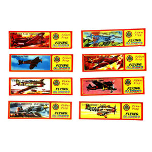 Vliegtuig glider 12 assorti | 48 stuks