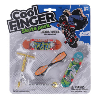 No brand vingerskateboard met step assorti | 6 stuks