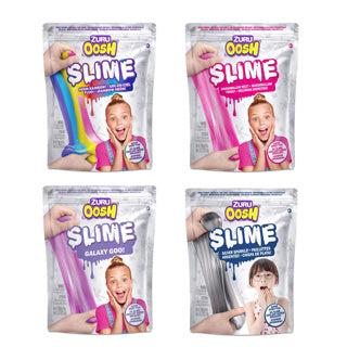 Zuru oosh smart slime large bag (1000 g) assorti | 4 stuks