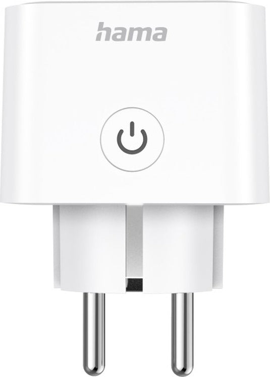 Hama smart wifi stopcontact - 3680w - matter - met energiemeter - wit