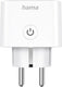 Hama smart wifi stopcontact - 3680w - matter - met energiemeter - wit