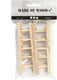 Creativ company cc grenen ladders 10x3,5 cm 6 stuks