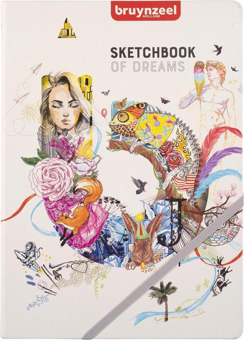 Afbeelding laden in galerijviewer, Bruynzeel creatives schets notitieboek a4 140 g m² 80 vellen
