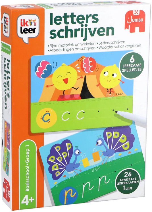 Ik leer jumbo letters schrijven educatief spel
