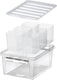 Smartstore - classic 15 opbergbox 14 liter met 6 vakverdelers - polypropyleen - transparant