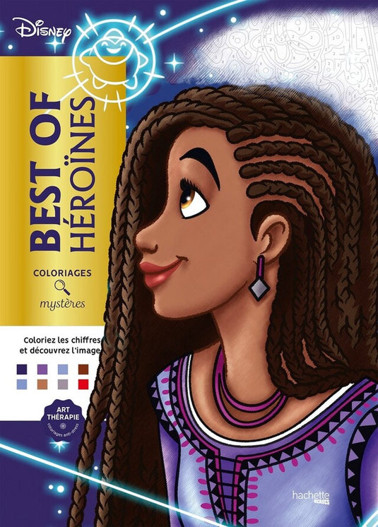 Hachette heroes disney coloriages mystères best of héroïnes - - kleuren op nummer kleurboek voor volwassenen