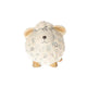 Hbx natural living deco schaap bolli 8,5x8,5xh9,5cm wit keramiek