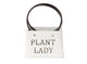 Hbx natural living hbx living planter plant lady metaal 13x14,5x11,5cm wit