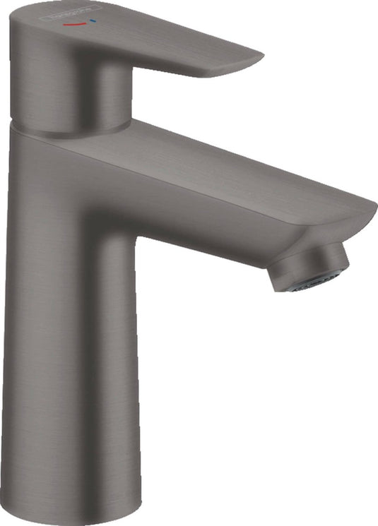 Hansgrohe talis e - wastafelmengkraan - ééngreeps bediening - coolstart energiebesparend - zonder waste - 110mm maat - brushed black chrome