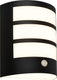 Briloner - wandlamp oplaadbaar - led buitenverlichting - met akku - met bewegingsmelder - met schemersensor - 18 x 15 x 7 cm - zwart