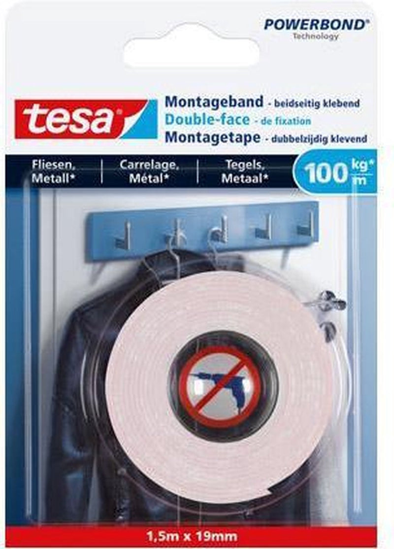 Afbeelding laden in galerijviewer, Tesa 1x isolatietape rol zwart 20 mtr x 1,9 cm - universele tape

