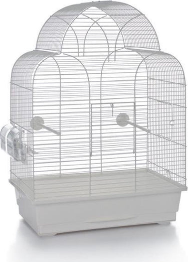 Beeztees sonia - vogelkooi - wit - 45x28x63 cm
