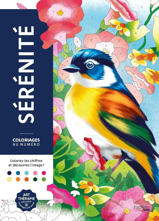 Hachette heroes coloriages au numéro sérénité - hachette - kleuren op nummer voor volwassenen en kinderen