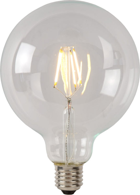 Lucide g125 class a - filament lamp - ø 12,5 cm - led - e27 - 1x7w 2700k - transparant