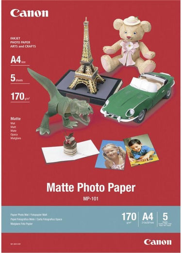 Canon - matte photo paper - fotopapier - a4 - 5 vellen