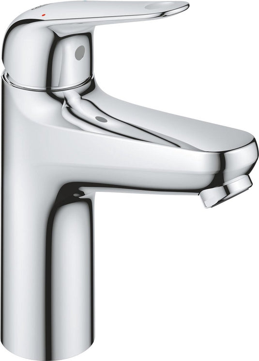 Grohe quickfix swift eengreepsmengkraan met push-open waste set - m-size - waterbesparend - chroom