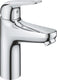 Grohe quickfix swift eengreepsmengkraan met push-open waste set - m-size - waterbesparend - chroom