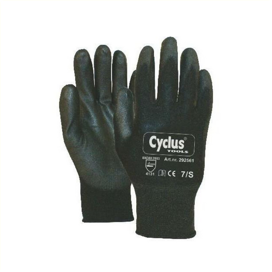 Cycplus Werkhandschoen Nylon S 7 L+R rode kraag Cyclus 292561