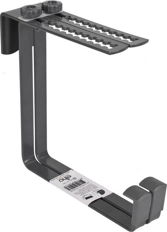 Elho barcelona haken metaal 21 - accessoires voor balkon buiten - ø 22.0 x h 19.0 cm - antraciet