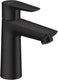 Hansgrohe talis e - wastafelmengkraan - ééngreeps bediening - coolstart energiebesparend - met trekwaste - 110mm maat - mat zwart