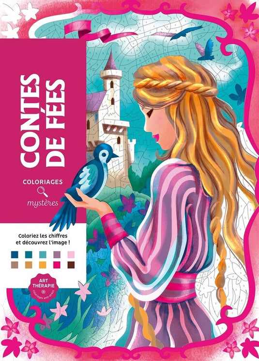 Hachette heroes disney coloriages mystères contes de fées - kleuren op nummer kleurboek voor volwassenen -