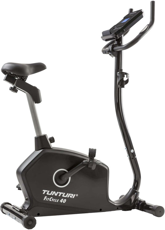 Tunturi hometrainer fitcycle 40i - hometrainer fiets - thuis fitnessfiets - bluetooth - 16 weerstandsniveaus - 23 programma's - hartslagsensoren - incl. gratis app
