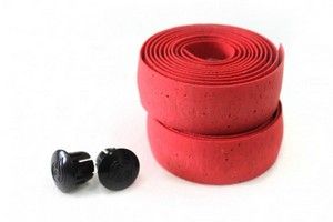 Velox stuurtape Maxi Cork rood (2st)