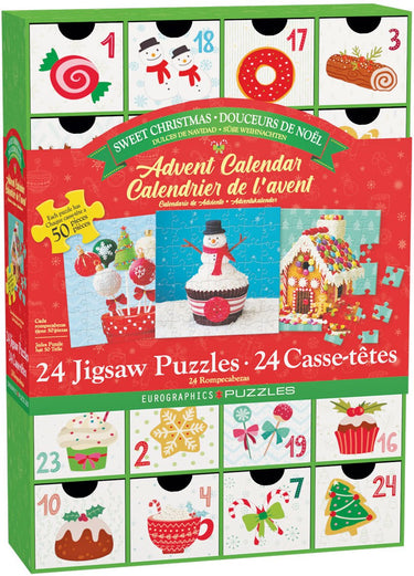 Eurographics - kerstsnoepjes [christmas sweets] - 12×50 stukjes 12.5×12.5cm (b×h) - adventskalender