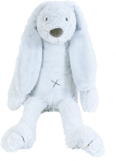 Happy horse konijn richie knuffel 38cm - blauw - baby knuffel