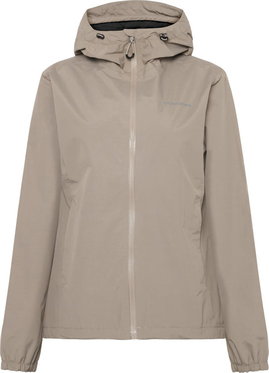 Didriksons varja wns jkt 2 dames outdoorjas - ash brown