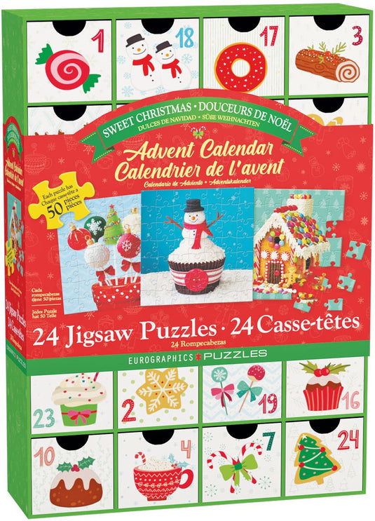 Eurographics - kerstsnoepjes [christmas sweets] - 12×50 stukjes 12.5×12.5cm (b×h) - adventskalender
