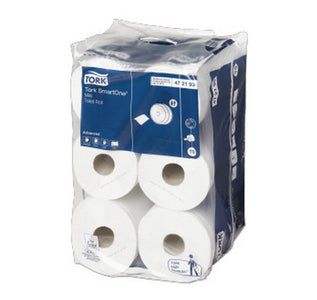 Tork toiletpapier smartone mini 2lgs t9 111mtr 13.4cm (12 stuks)