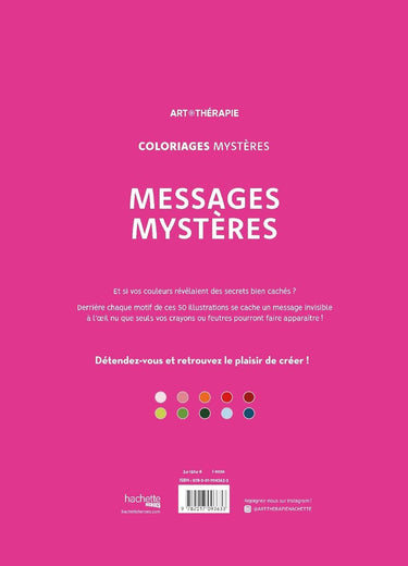 Hachette heroes coloriages mystères messages mystères - hachette - kleuren op nummer kleurboek voor volwassenen
