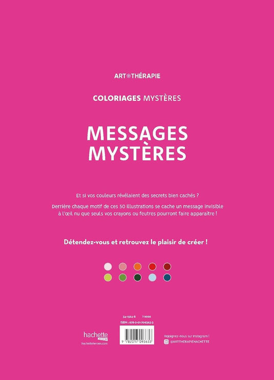 Hachette heroes coloriages mystères messages mystères - hachette - kleuren op nummer kleurboek voor volwassenen