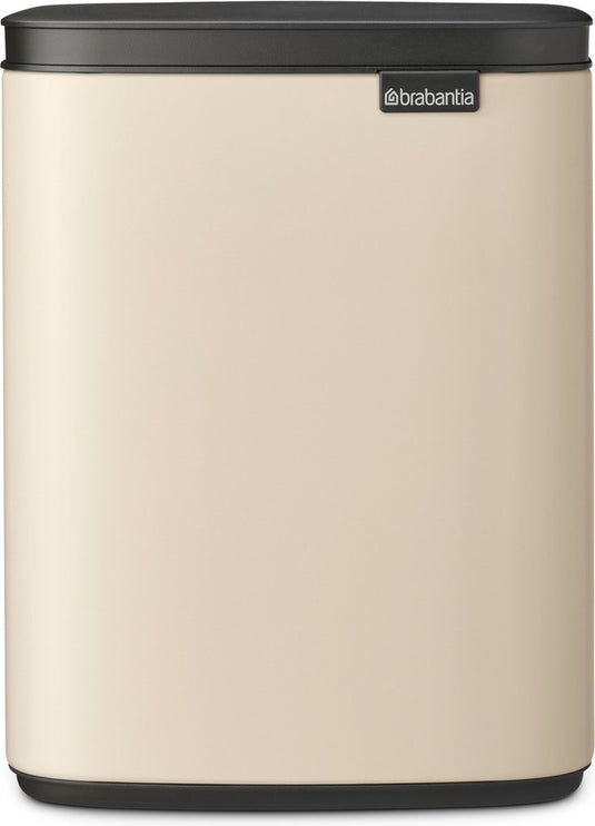 Brabantia bo prullenbak - 7 liter - badkamer - soft beige