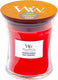 Woodwick hourglass medium geurkaars - crimson berries - 60 branduren