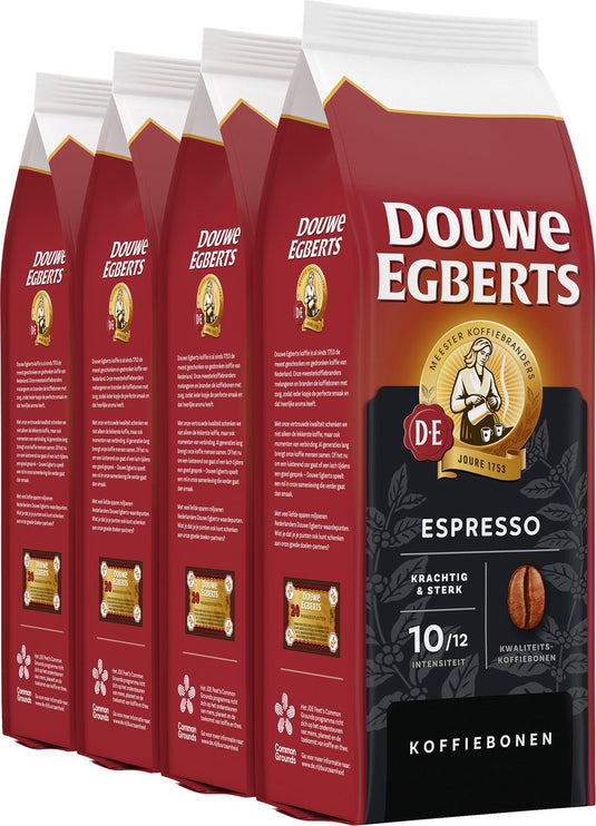 Douwe egberts espresso koffiebonen - 4 x 500 gram