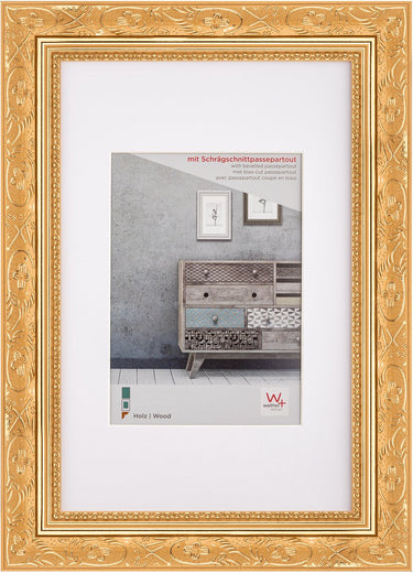 Walther barock - houten lijst - fotoformaat 40x50 cm - goud