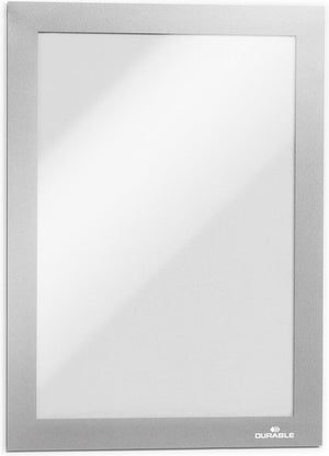 Durable duraframe 494723 magnetisch a5 zilver 5st