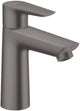 Hansgrohe talis e - wastafelmengkraan - ééngreeps bediening - zonder waste - 110mm maat - brushed black chrome