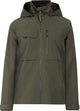 Didriksons aston usx jkt 5 unisex outdoorjas - deep green