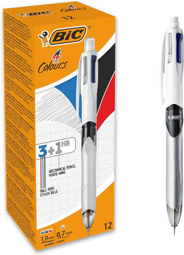 Bic pen 4colours 3 kleuren vulpotlood 12 stuks